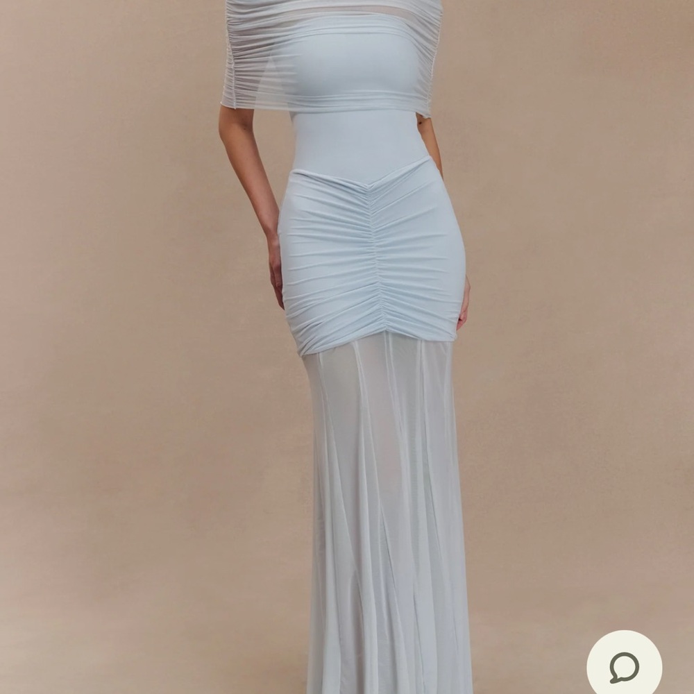 Meshki Light Blue Maxi Dress